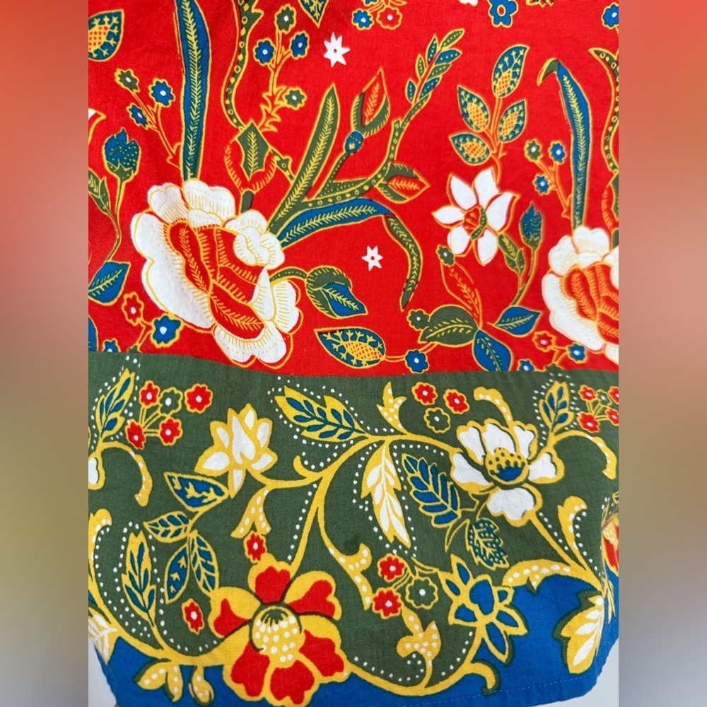 Tory Burch Dayton Samba Batik Flower
Cotton Sleeveless Top - Picture 5 of 10